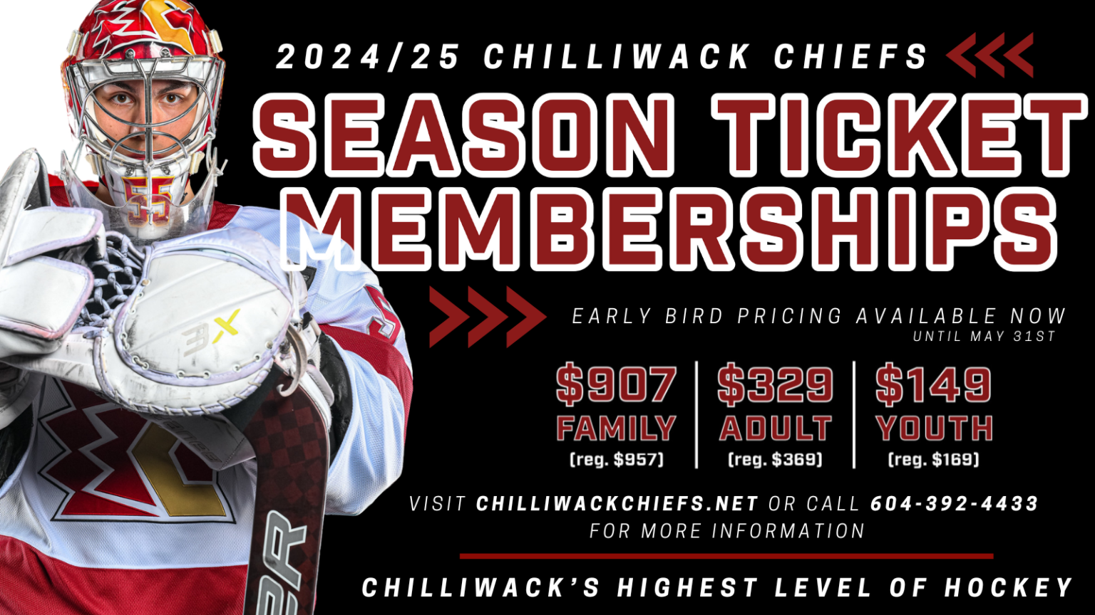 Season Tickets Chilliwack Chiefs