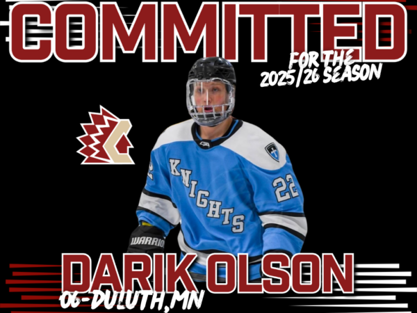 Darik Olson Commits to Chilliwack for 25/26